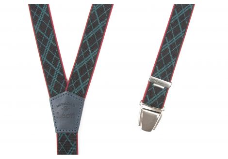 Thin Suspenders with crossbars For Men