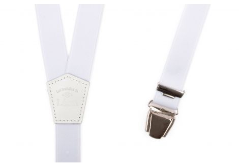 white Suspenders For Men or women