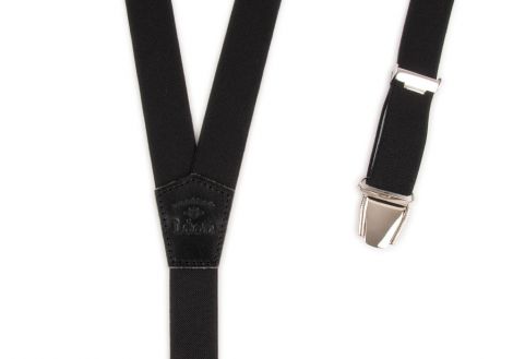Slim Suspenders - Black Montmartre
