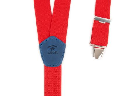 Large Suspenders - Red Infrarouge