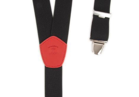 Large Suspenders - Black of the first evening