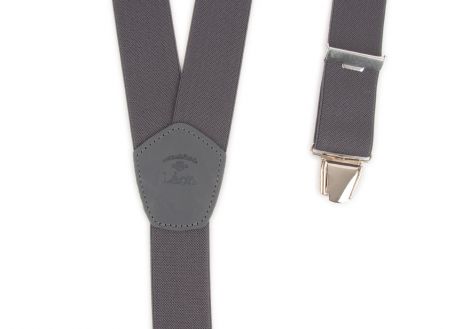 Large Suspenders - Grey Pierre