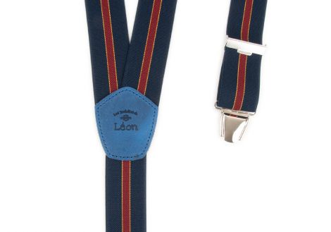 Large Suspenders - Navy Nlue Alpine
