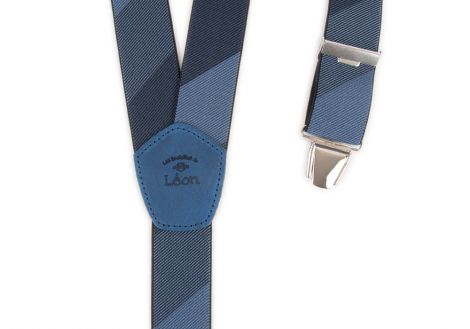 Large Suspenders - Blue
