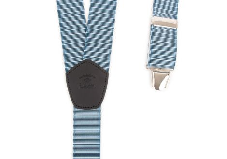 Suspenders Black and white stripe Toute latitude