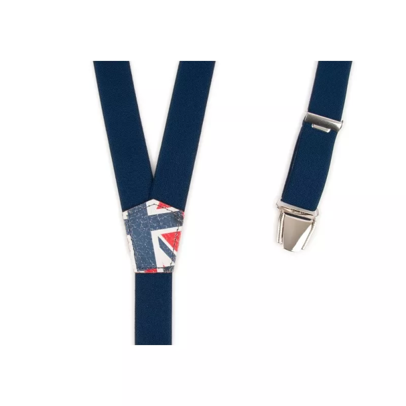 Slim Braces Bl'Union jack