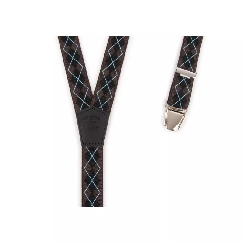 Men slim Braces Losange Trocadero