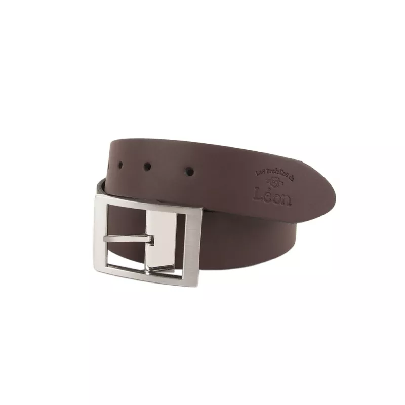 Belt leather mat I love Chocolate