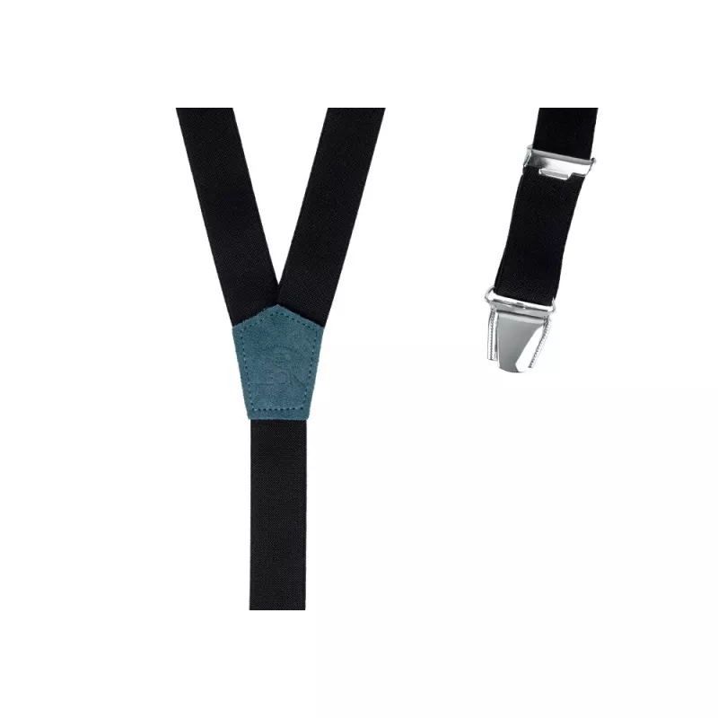 Men Slim Braces Black Sweet Storm