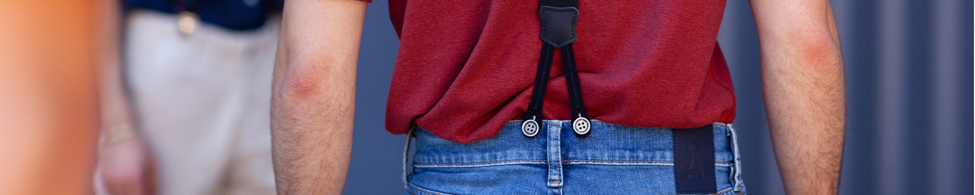 Braided tab braces