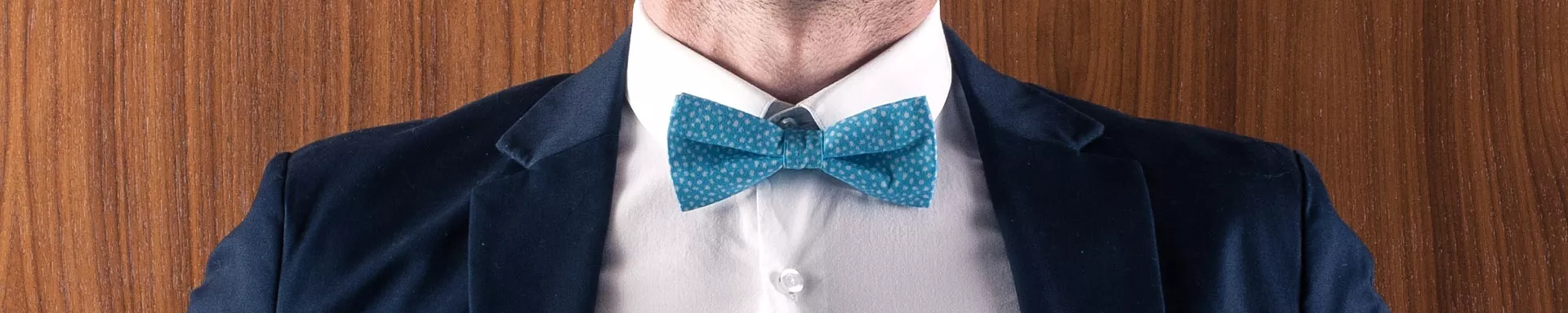 Fancy pattern bow ties Made in France