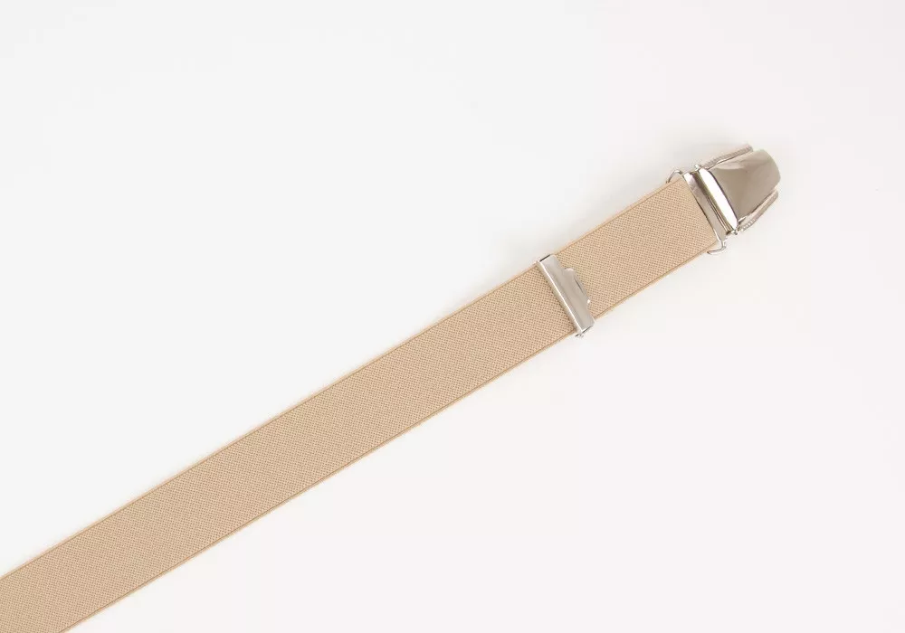 Slim Braces Beige Florilège