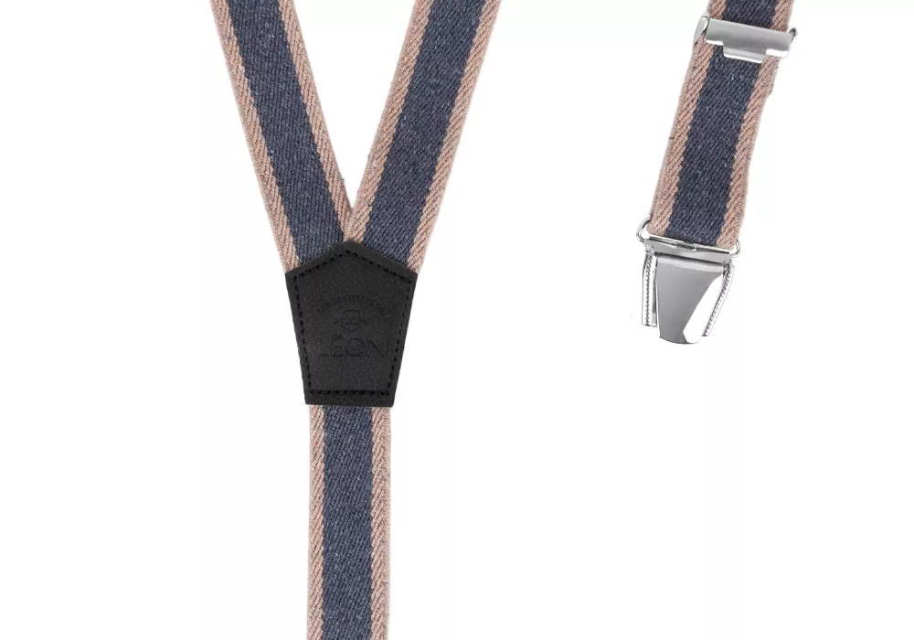 Men Slim Braces Payne's Grey