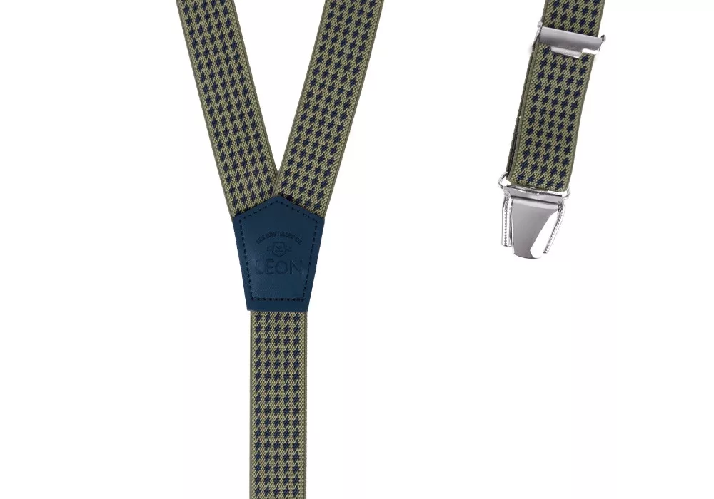Men Slim Braces Liverpool Blue