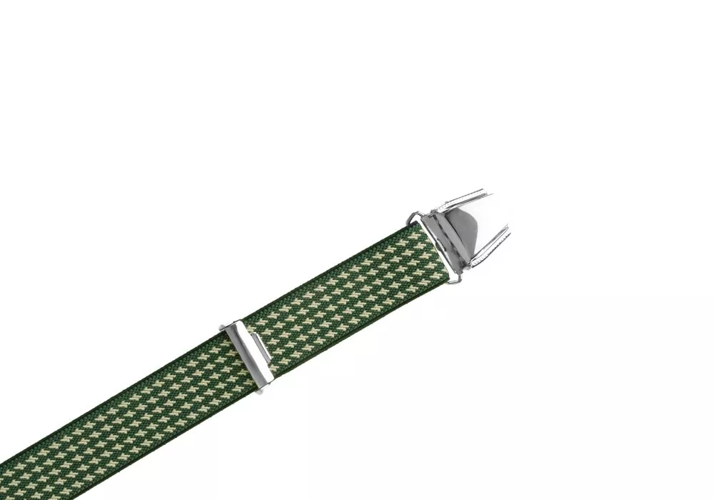 Men Slim Braces Green Picpoul