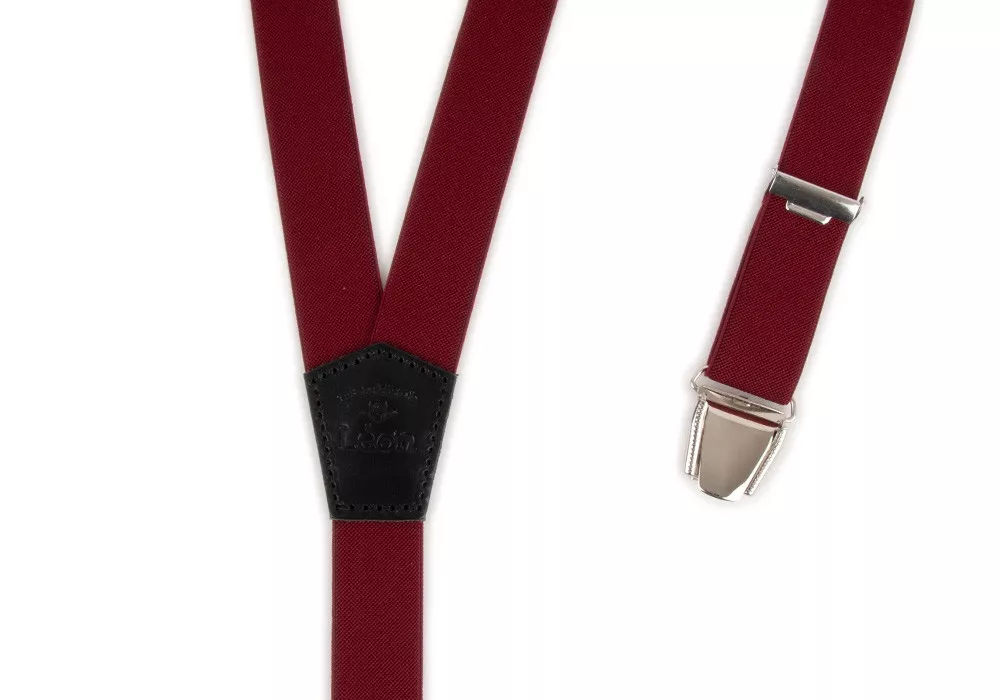 Slim Braces Bordeaux...