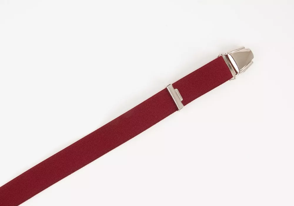 Slim Braces Bordeaux...