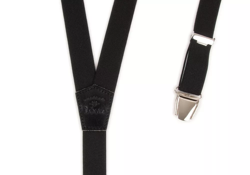 Slim Braces Black Montmartre
