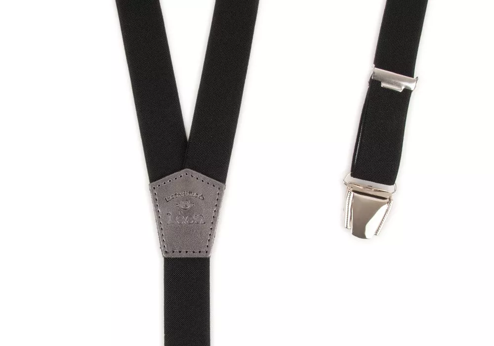 Slim Braces Black Prado