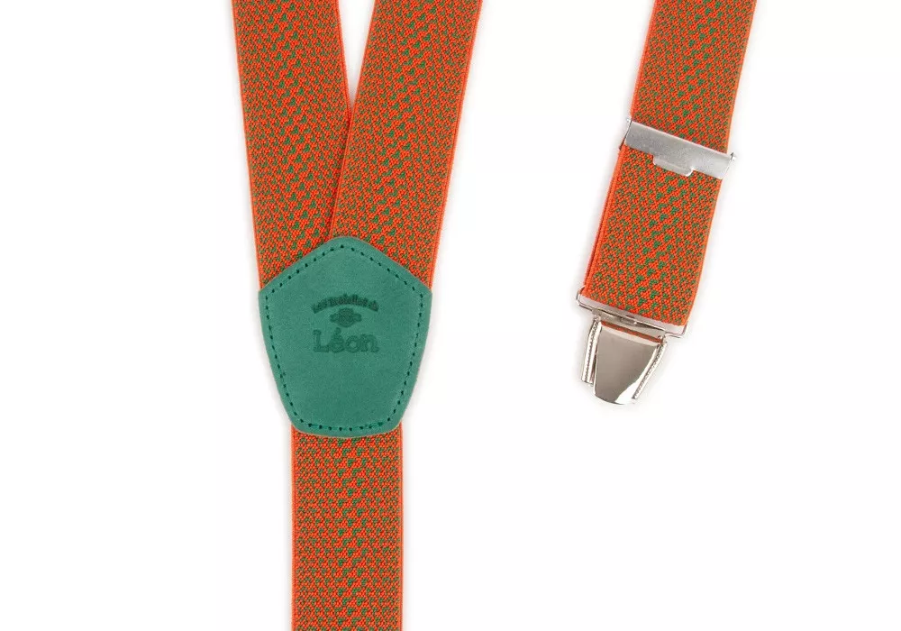 Large Braces Wide Orange...