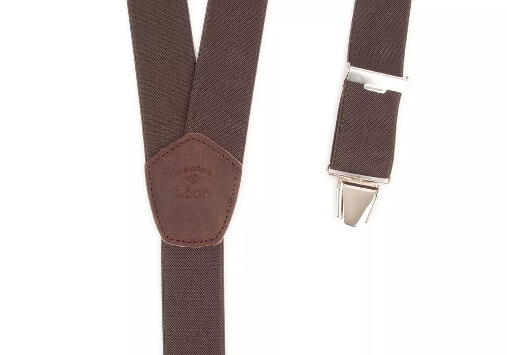 Bretelles XL 140 cm Marron...