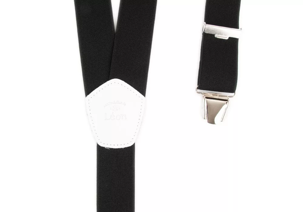 Bretelles XL 140 cm Noir du...