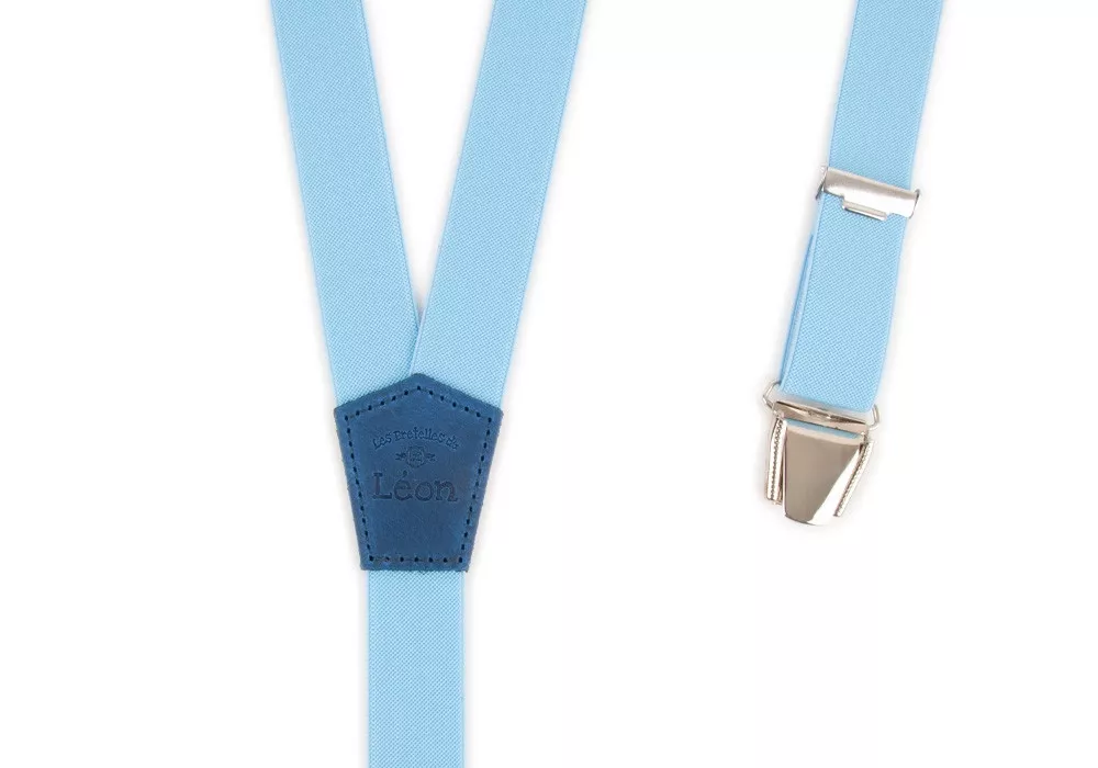 Braces Slim Blue com tes yeux