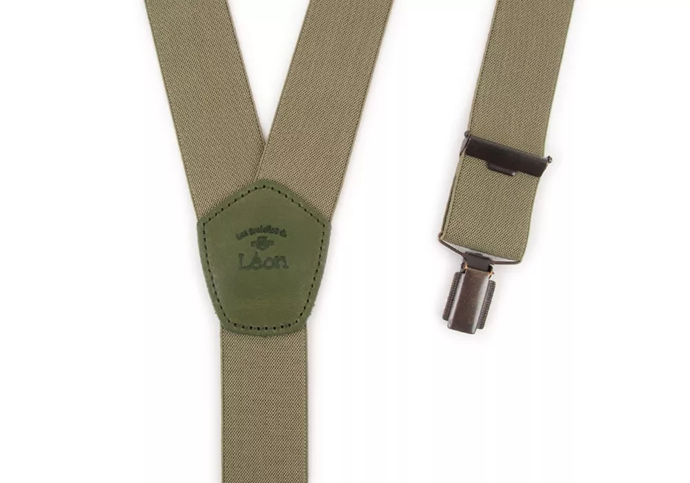 Large Braces Kakhi Dandy