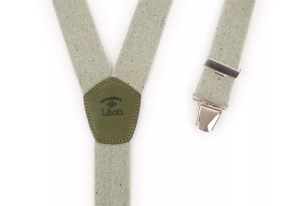 Men Braces recycled green