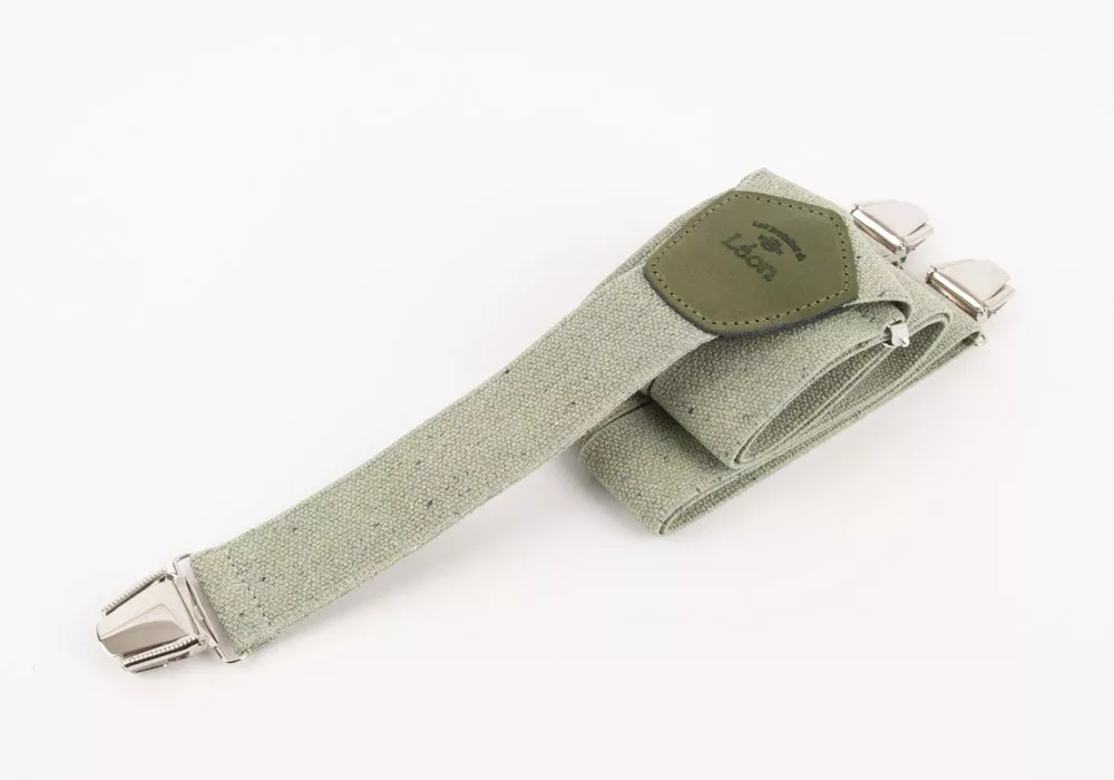 Men Braces recycled green