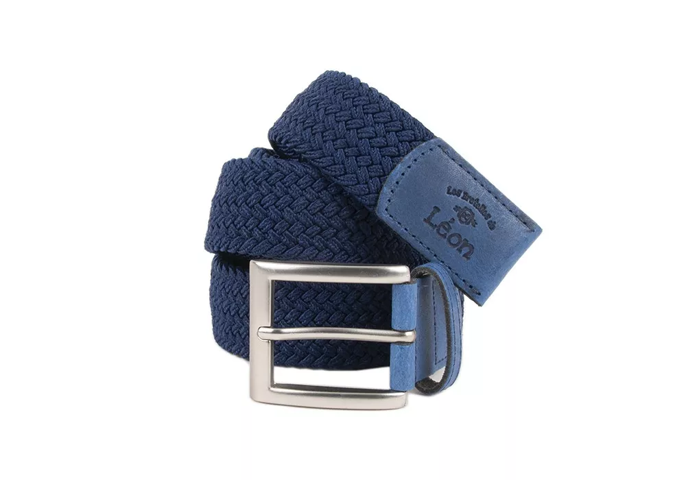 Braided belt Navy blue