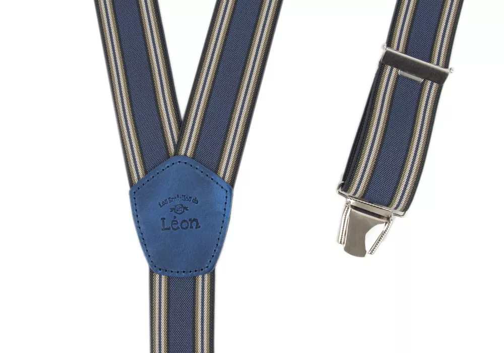 Wide Braces Blue Vosges
